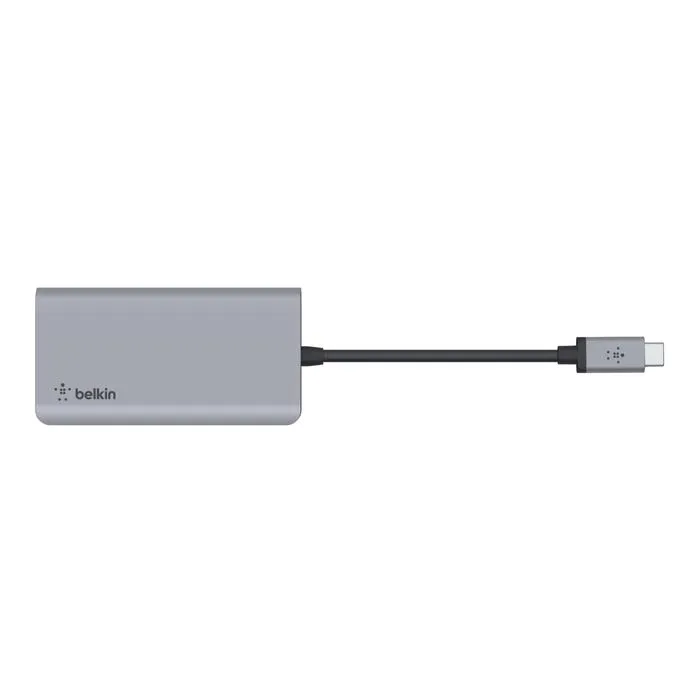 Belkin Connect USB-C 6-in-1 Multiport Adapter Silver AVC008BTSGY