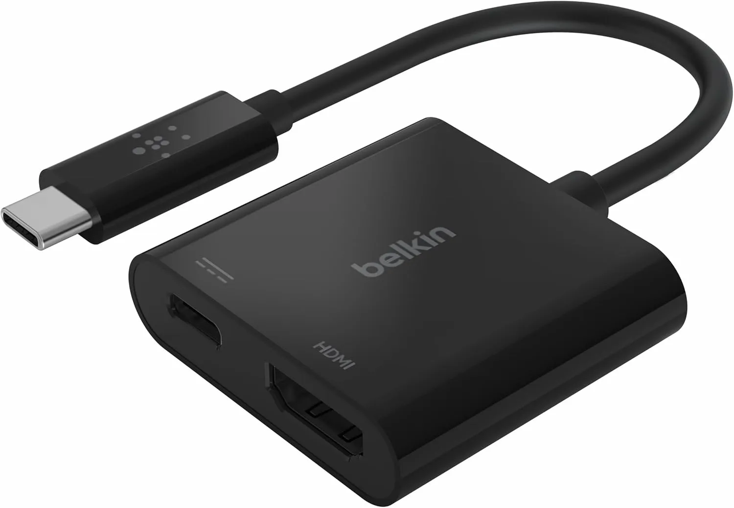 Belkin USB C to HDMI Adapter   USBC Charging Port to Charge While You Display, Supports 4K UHD Video, Passthrough Power up to 60W for Connected Devices, Compatible with MacBook, iPad, Windows
