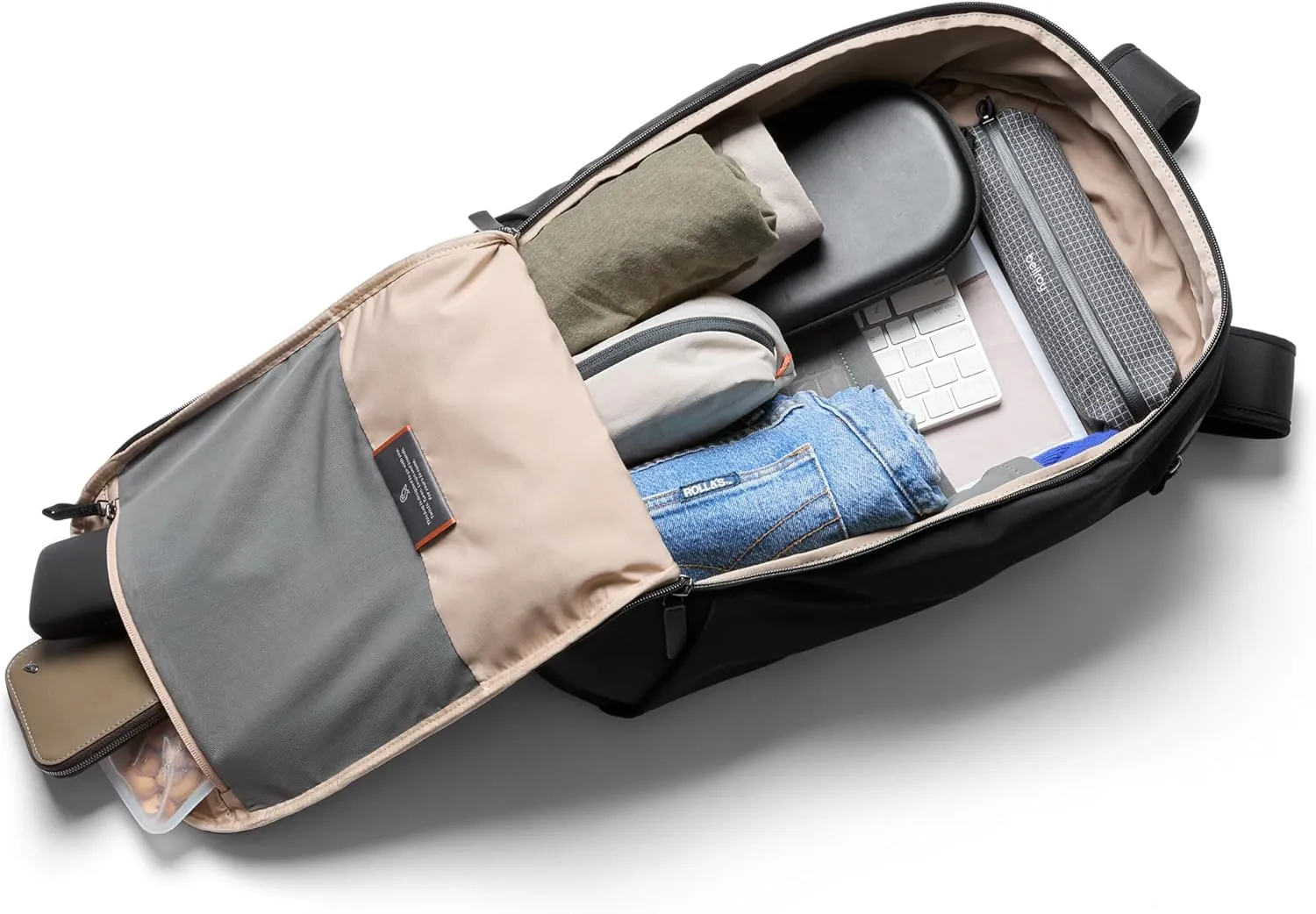 Bellroy Transit Workpack (26 liters, laptops up to 16”, tech accessories, gym gear, shoes, water bottle, daily essentials) - Black
