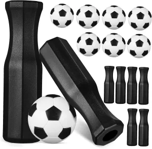 BESPORTBLE 1 Set Octagonal Foosball Handles Ergonomic Grip Table Soccer Replacement Easy Install for Boys and Girls
