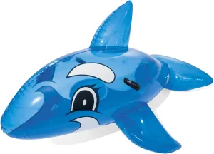 Bestway Blue Whale Pool Float, Kids Inflatable Ride-On with Handles, Swimming Pool and Beach Toy