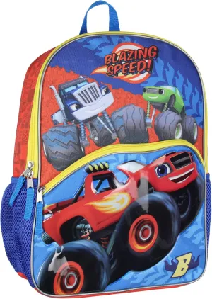 Bioworld Blaze and the Monster Machines Backpack 3D Blazing Speed School Travel Backpack