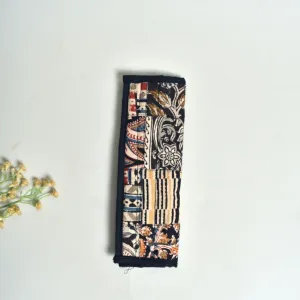 Black handloom seat belt cover or fridge door handle cover