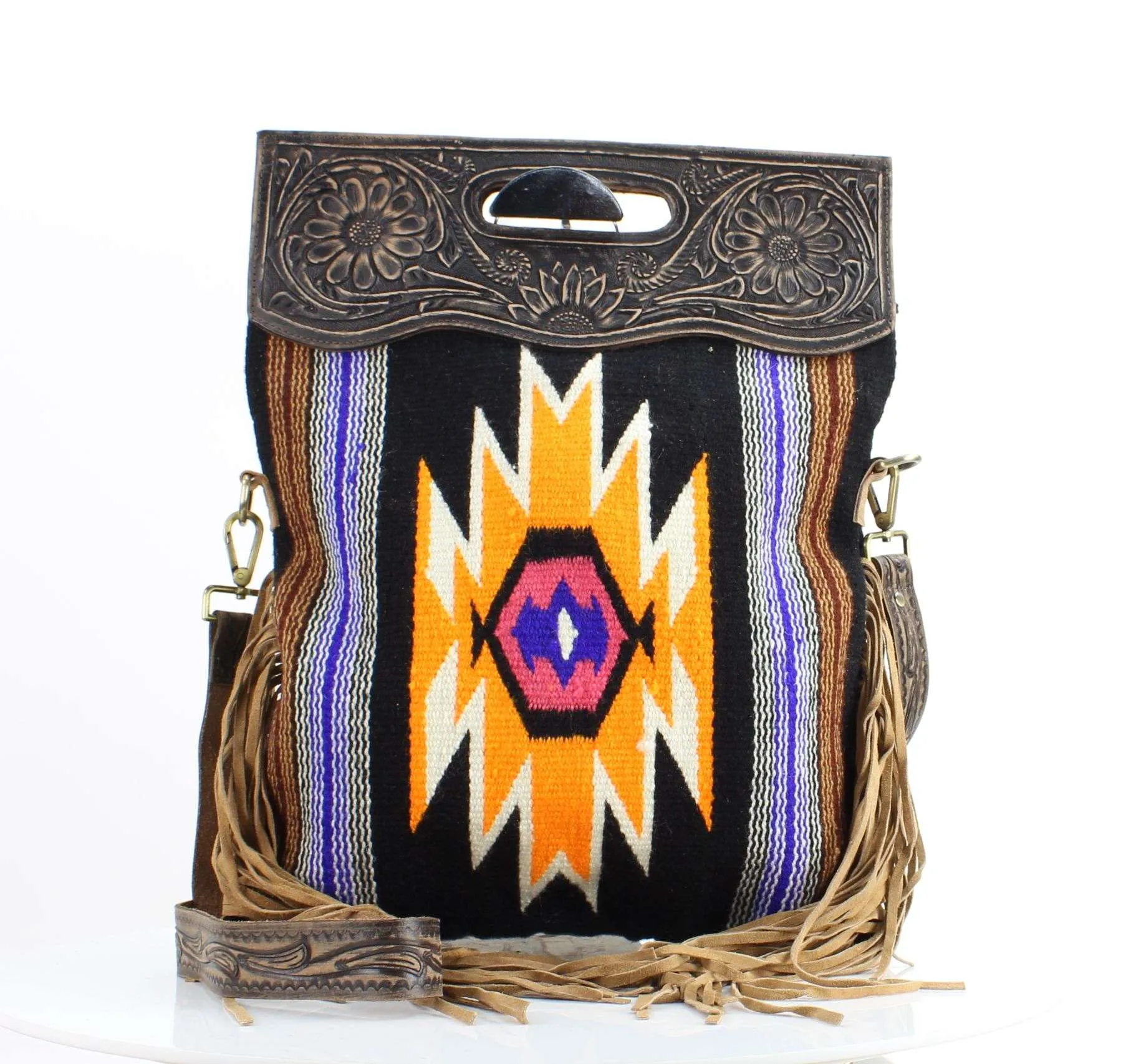 Black Serape Purse