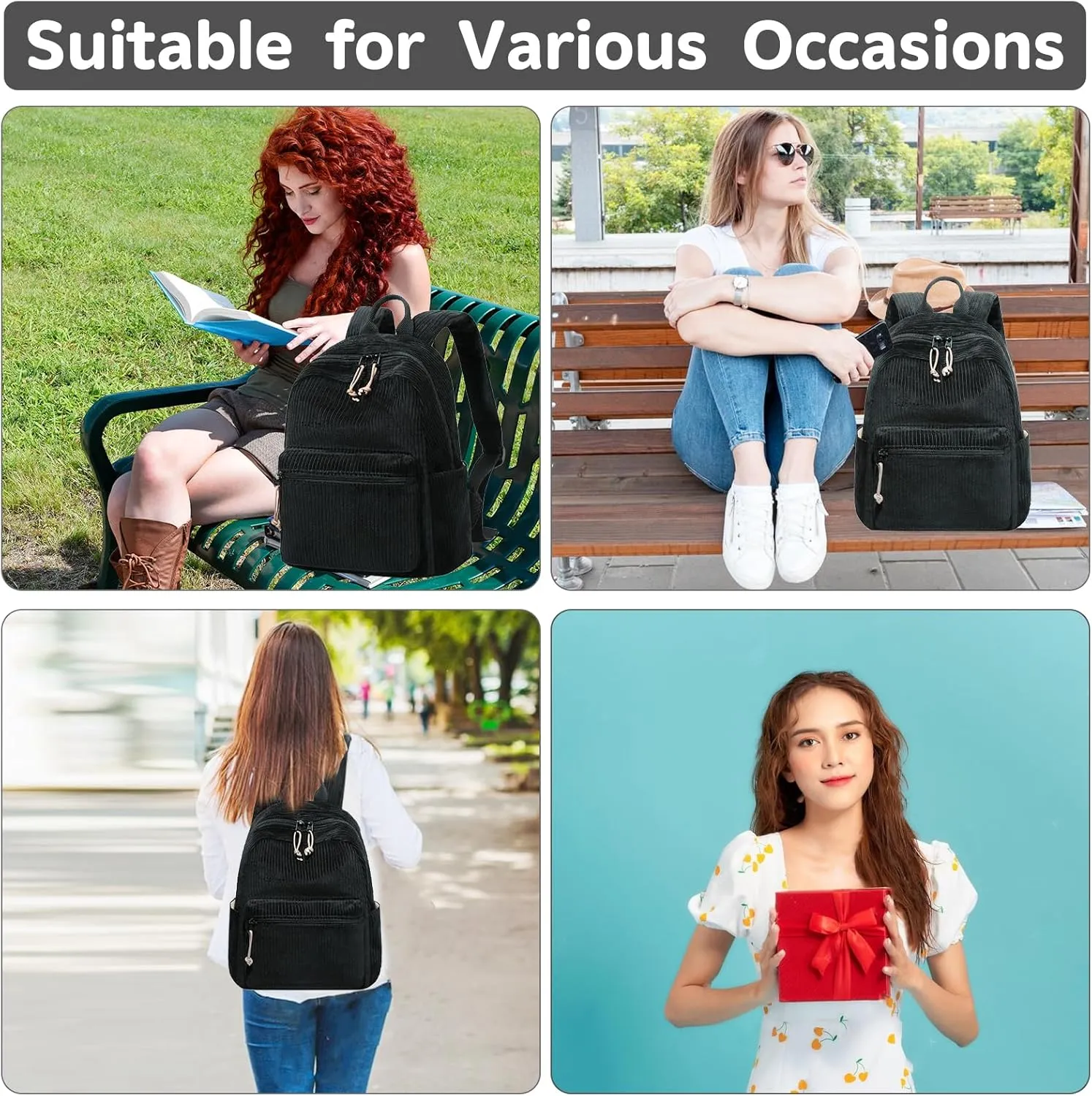 Bluboon Mini Backpacks for Girls Toddler Backpack Purse School Bookbag Kawaii Backpack Women