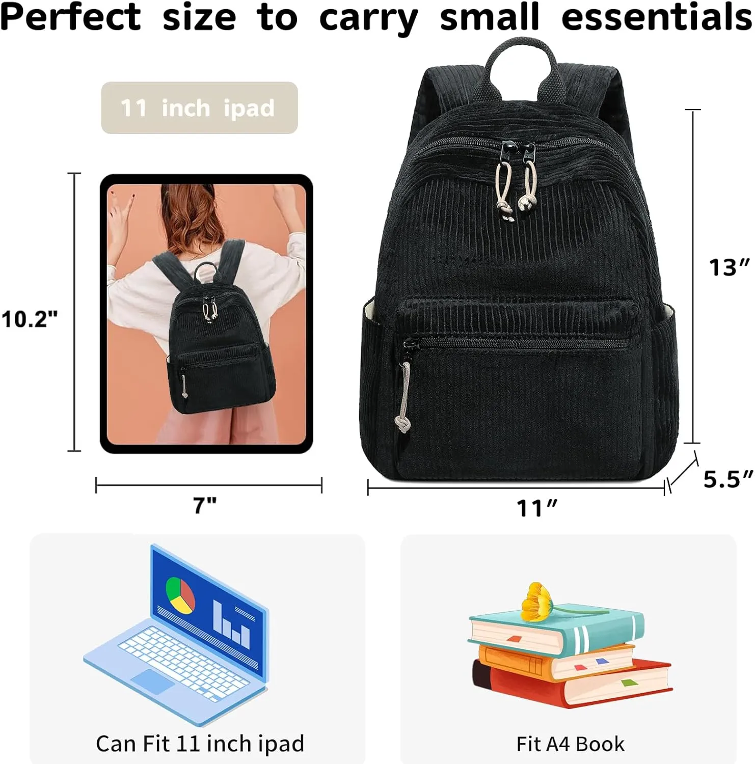 Bluboon Mini Backpacks for Girls Toddler Backpack Purse School Bookbag Kawaii Backpack Women
