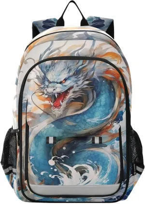 Blue Dragon Kids Backpack Large Capacity Bookbag with Reflective Schoolbag for Girls and Boys 20853111