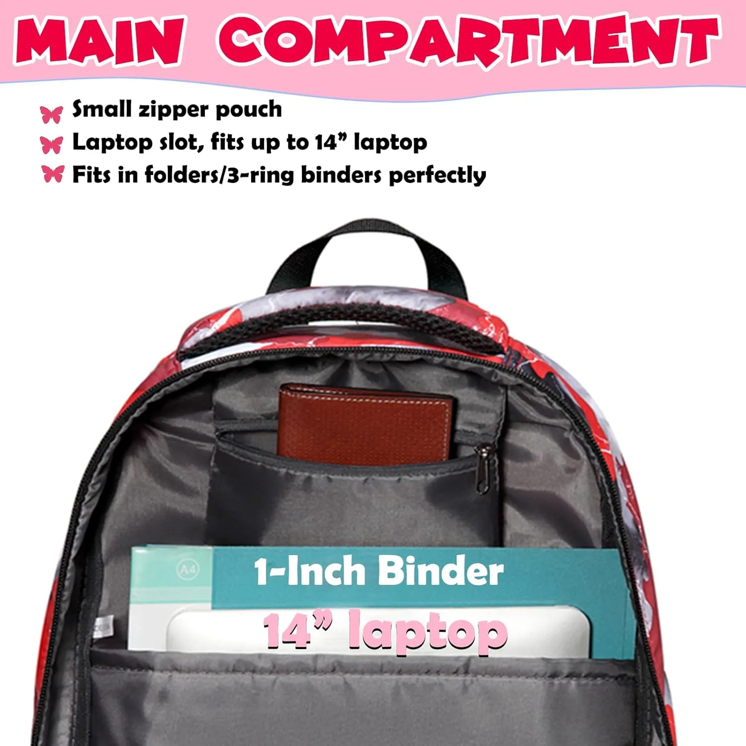 BLUEFAIRY Kids Backpack with Lunch Box for Boys Girls Elementary Middle School BookBags for Teens Childs Back to School Travel Gifts Large Campartments Padded Straps Sleeve Camo Red