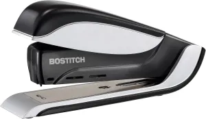 Bostitch Office Premium Spring-Powered Desktop Stapler- One Finger, No Effort - Black/Gray (1140)