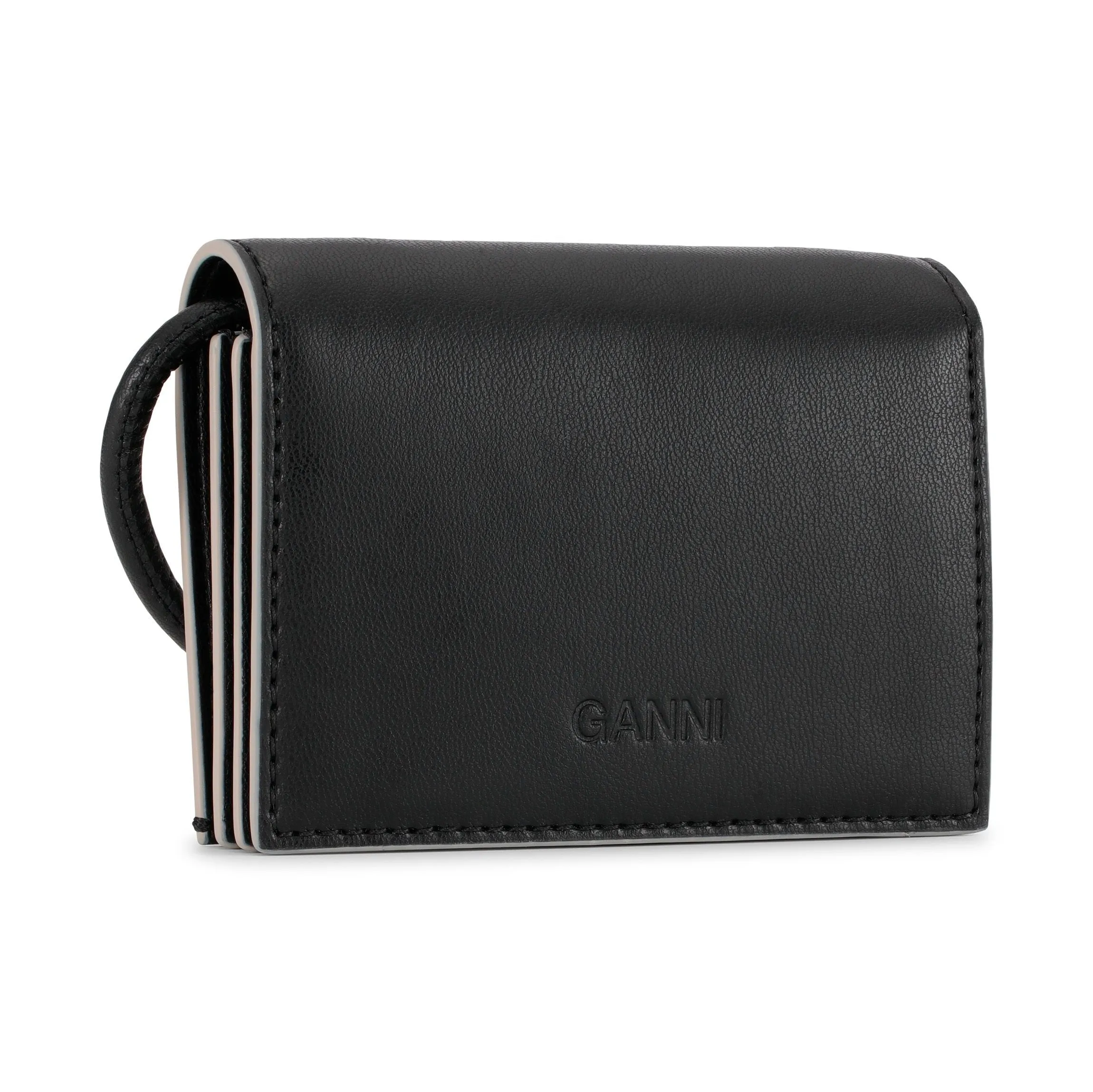BOU WALLET ON STRAP | BLACK