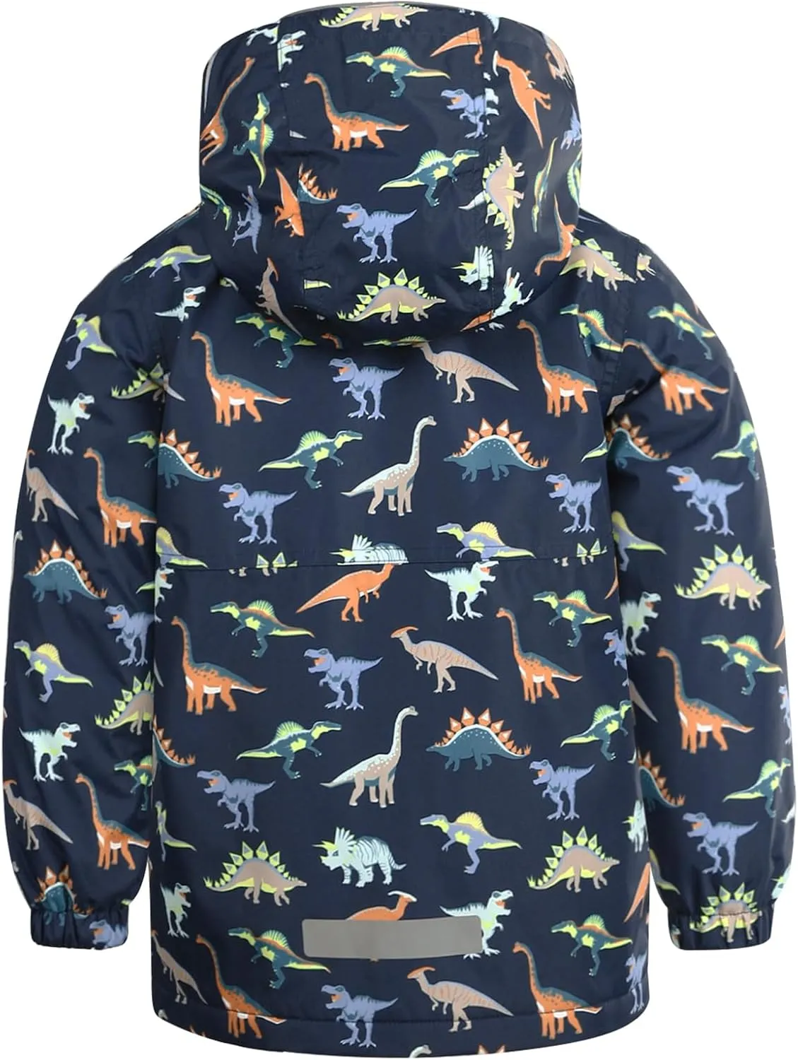 Boys Girls Kids Softshell Jacket With Hood Lightweight Waterproof Warm Raincoats Fleece Lined Windbreakers for Kids