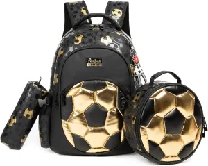 Boys' School Backpack with Lunch Box and Pencil Case - Ideal for Teens and Middle School Students