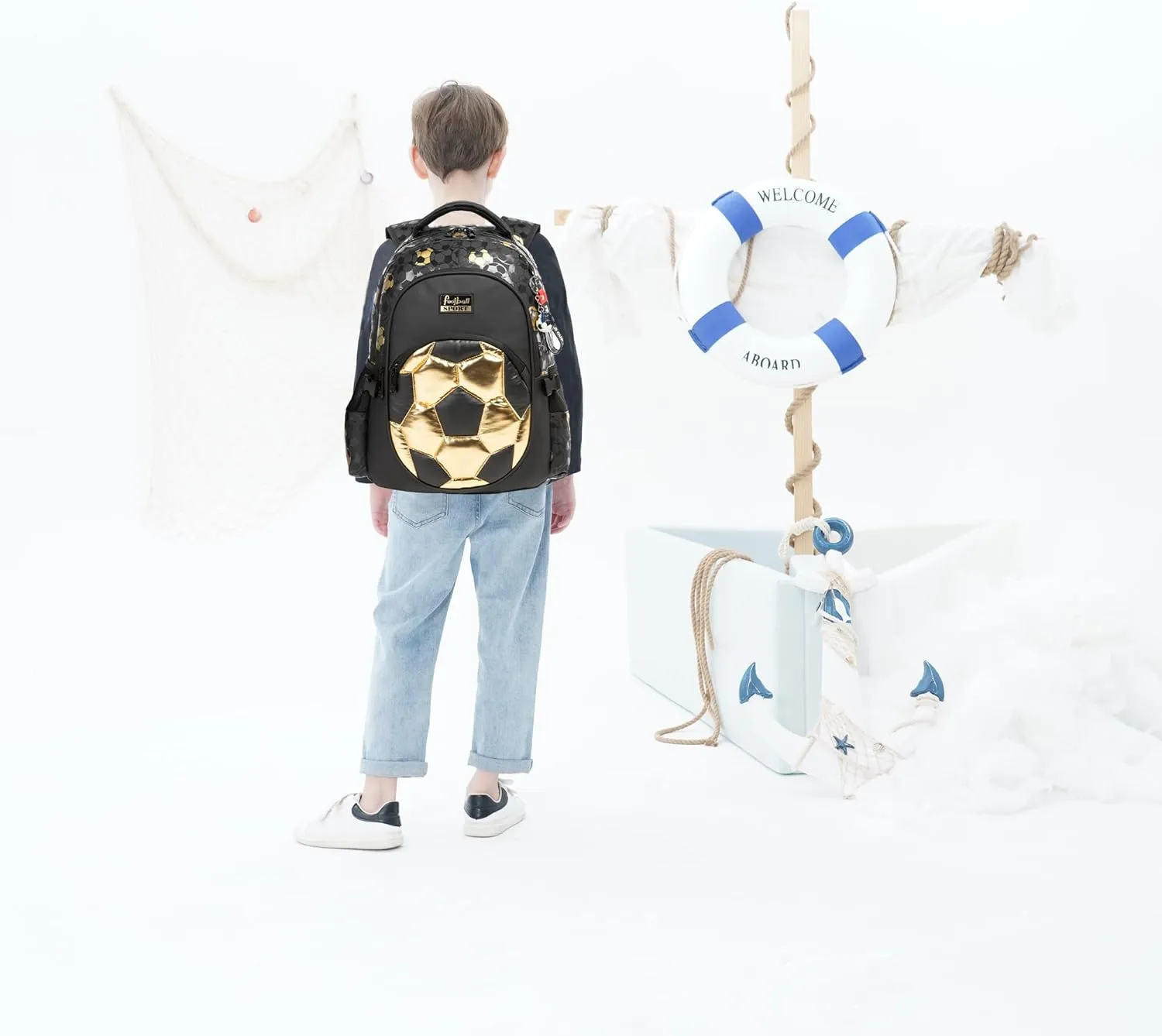 Boys' School Backpack with Lunch Box and Pencil Case - Ideal for Teens and Middle School Students