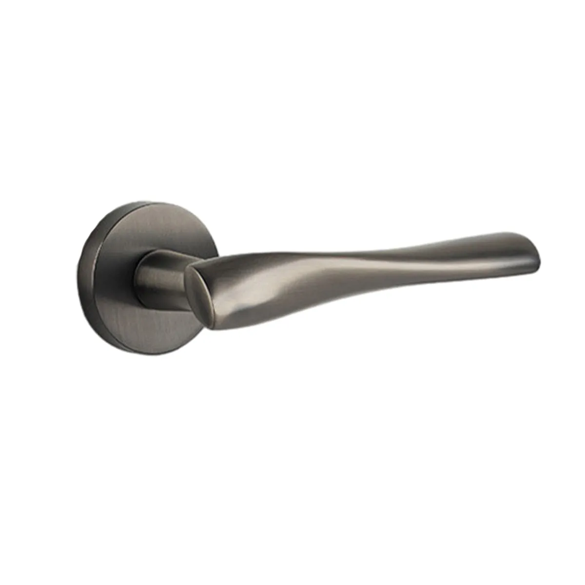 Brass Door Handles for Interior Doors – Passage & Privacy Lever Door Handle Galaxy Grey