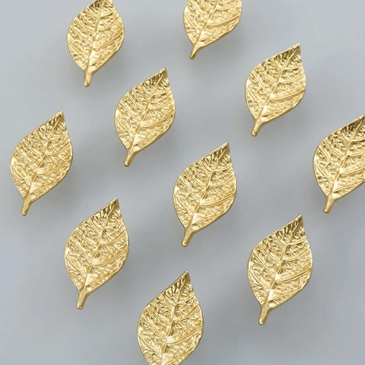 Brass Leaf Cabinet Knob | Artistic Knobs for Cabinets and Drawers
