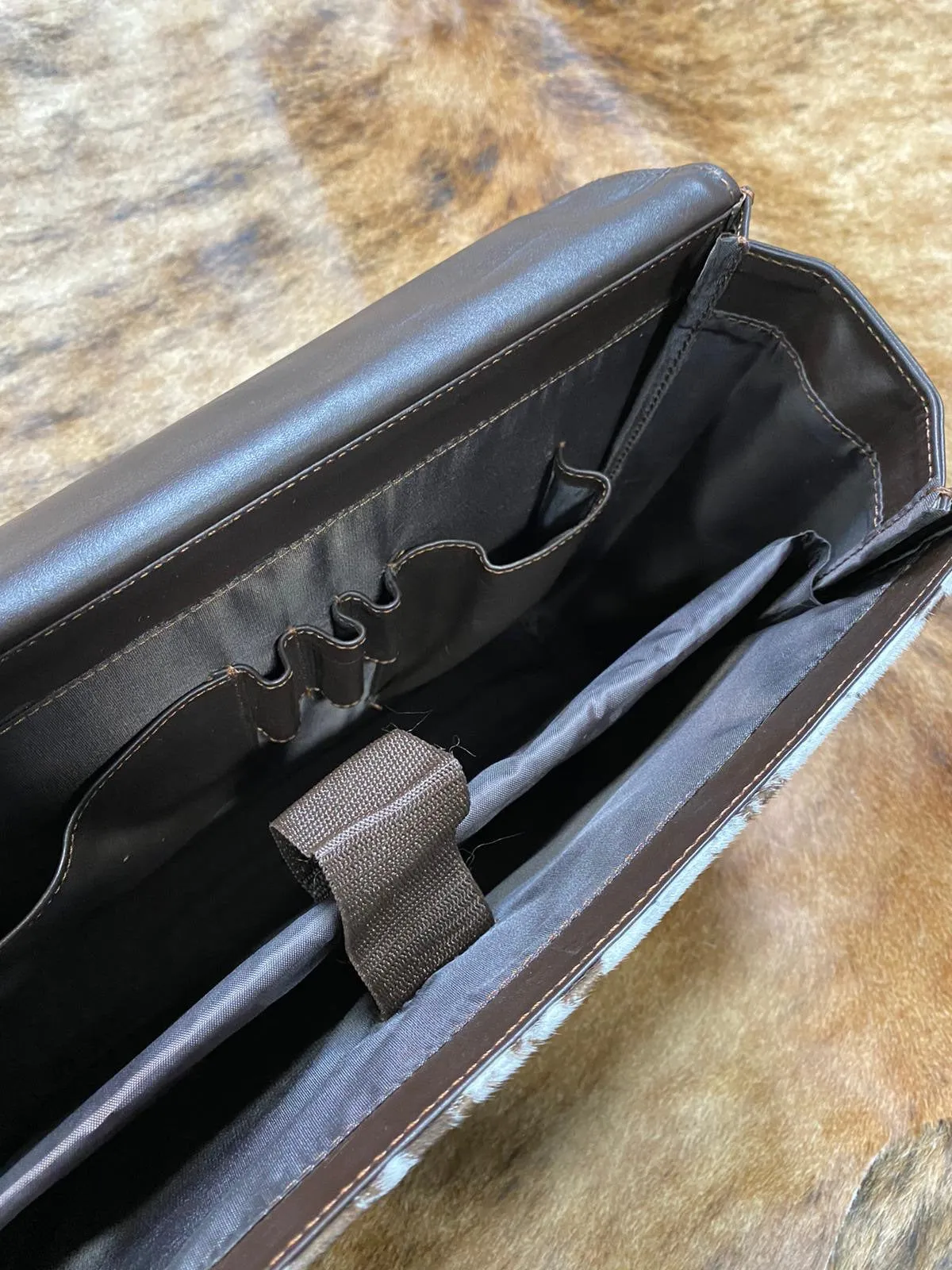 Brazilian Leather Cowhide Suitcase