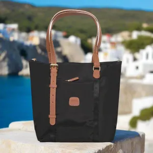 Bric's  women's black & brown synthetic & leather Handbags