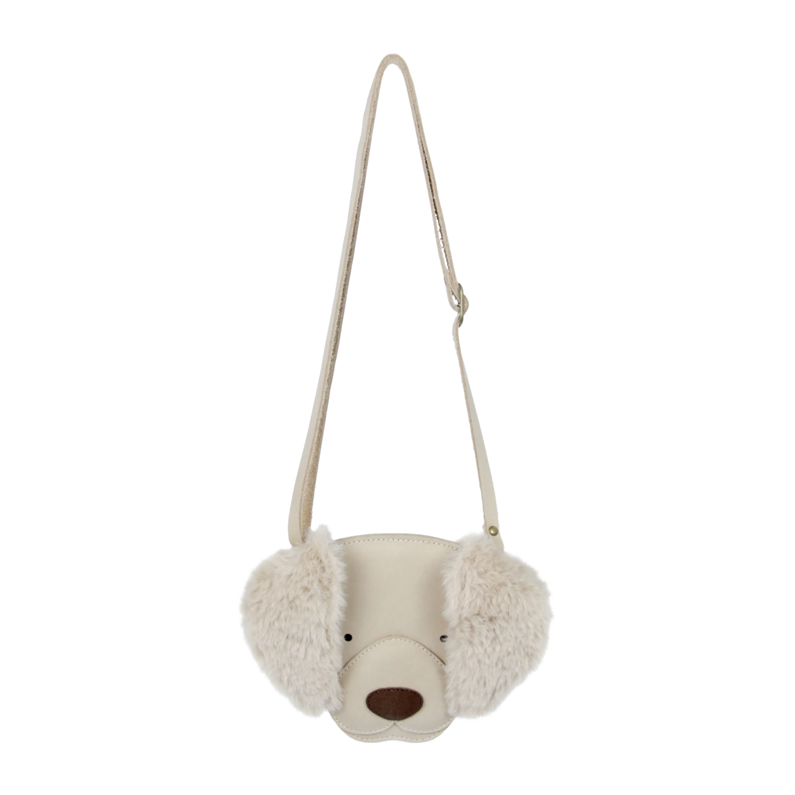 Britta Exclusive Purse | Golden Retriever | Ivory Classic Leather