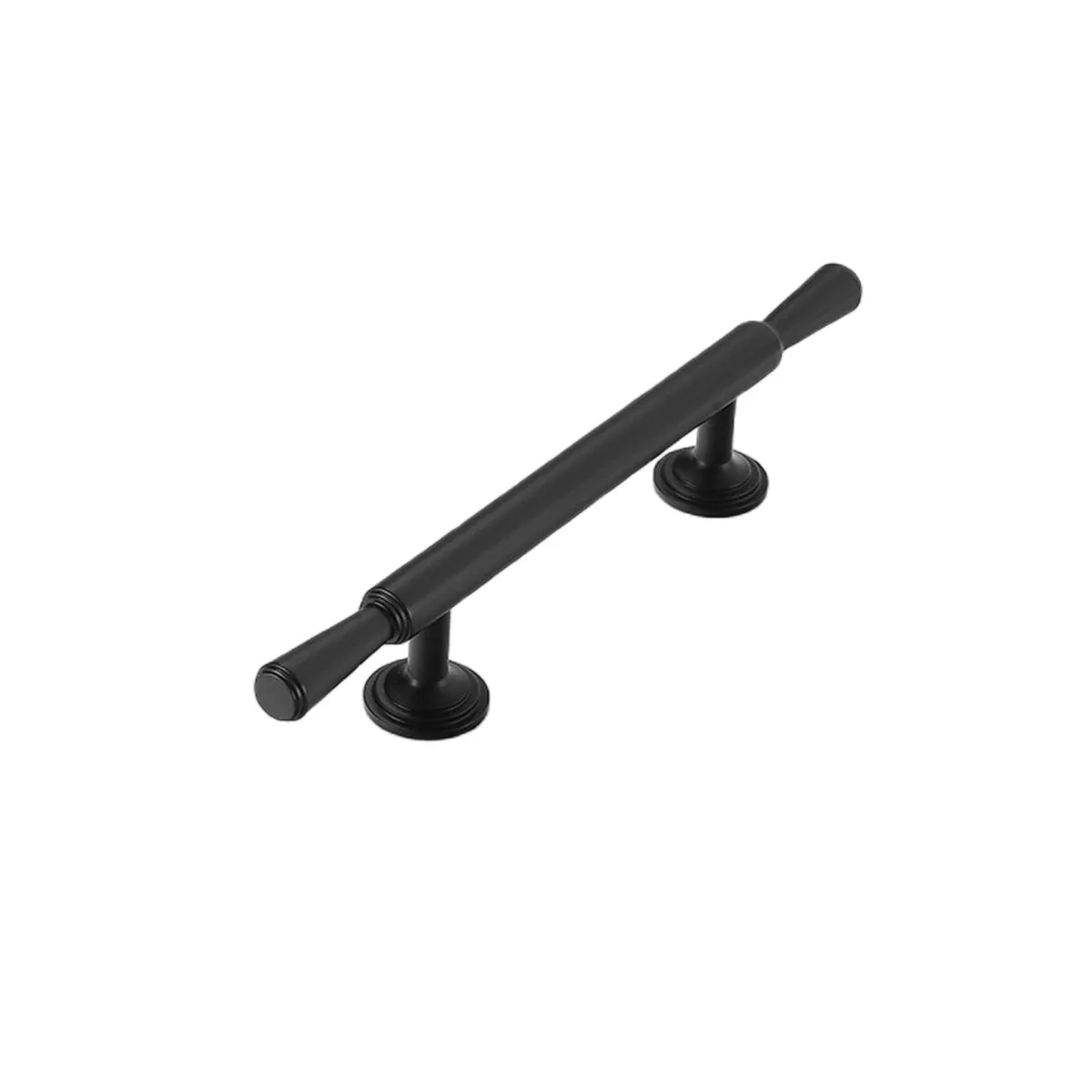 Brushed Brass Cabinet Handles for Kitchen and Cabinet Doors Black