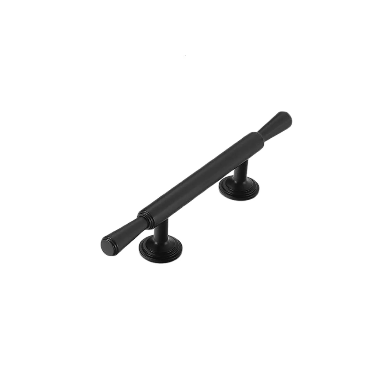 Brushed Brass Cabinet Handles for Kitchen and Cabinet Doors Black