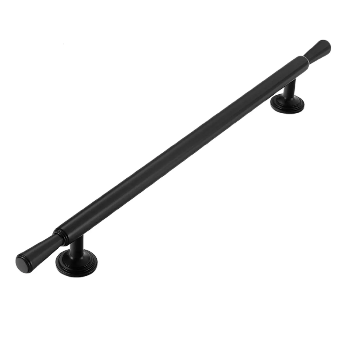 Brushed Brass Cabinet Handles for Kitchen and Cabinet Doors Black