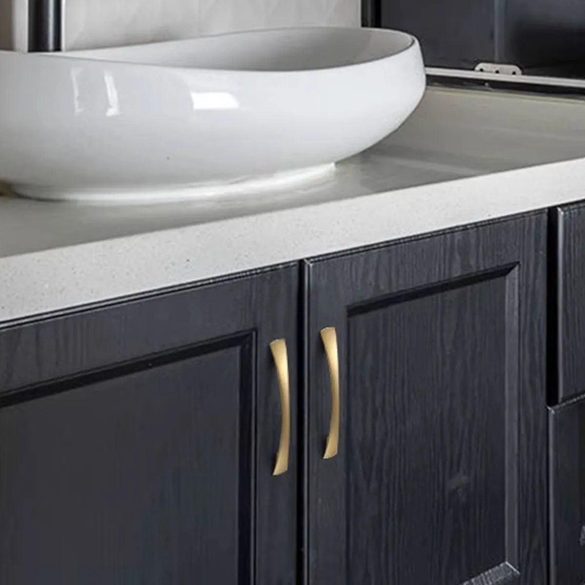 Brushed Brass Cabinet Handles-Pull Handles