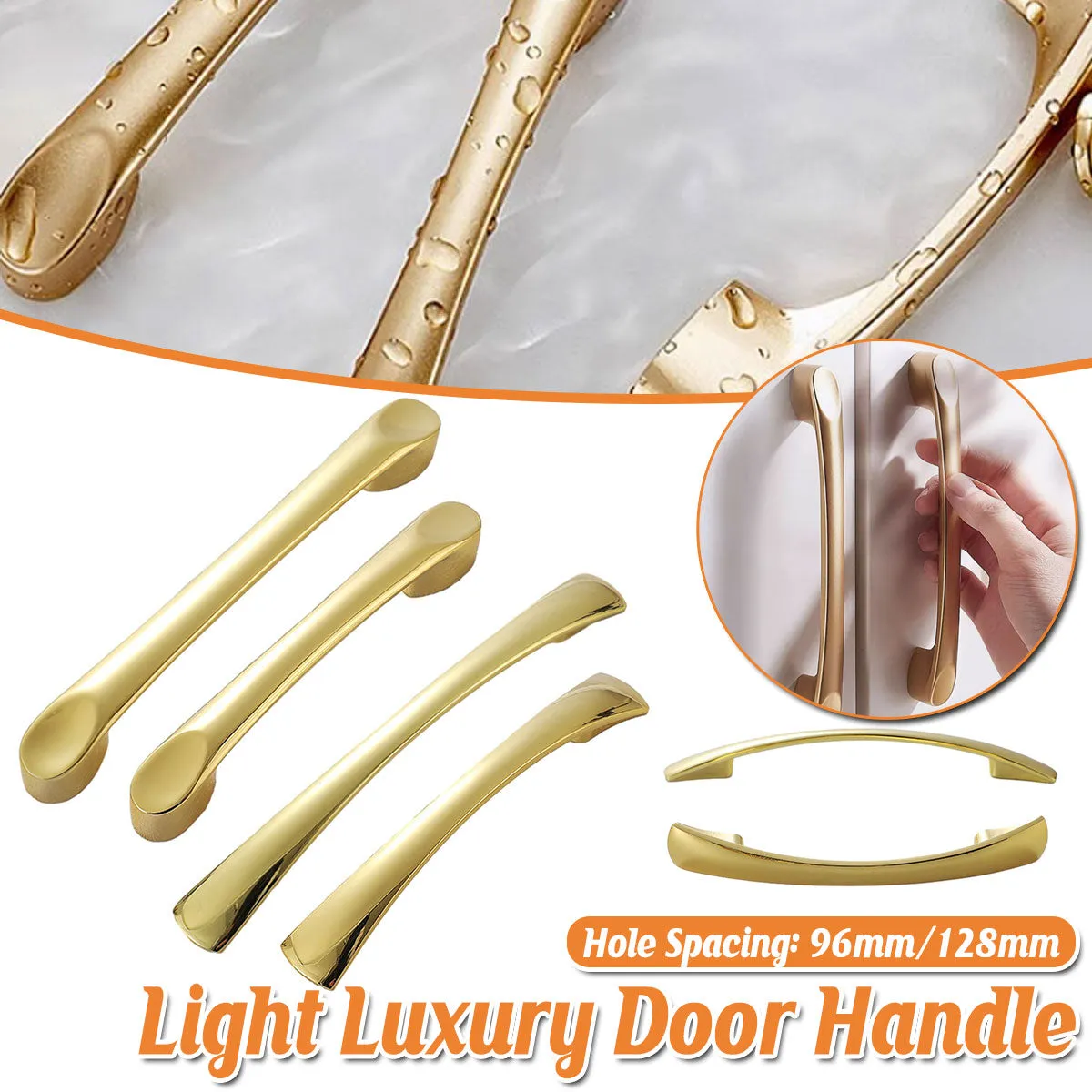 Brushed Brass Cabinet Handles-Pull Handles