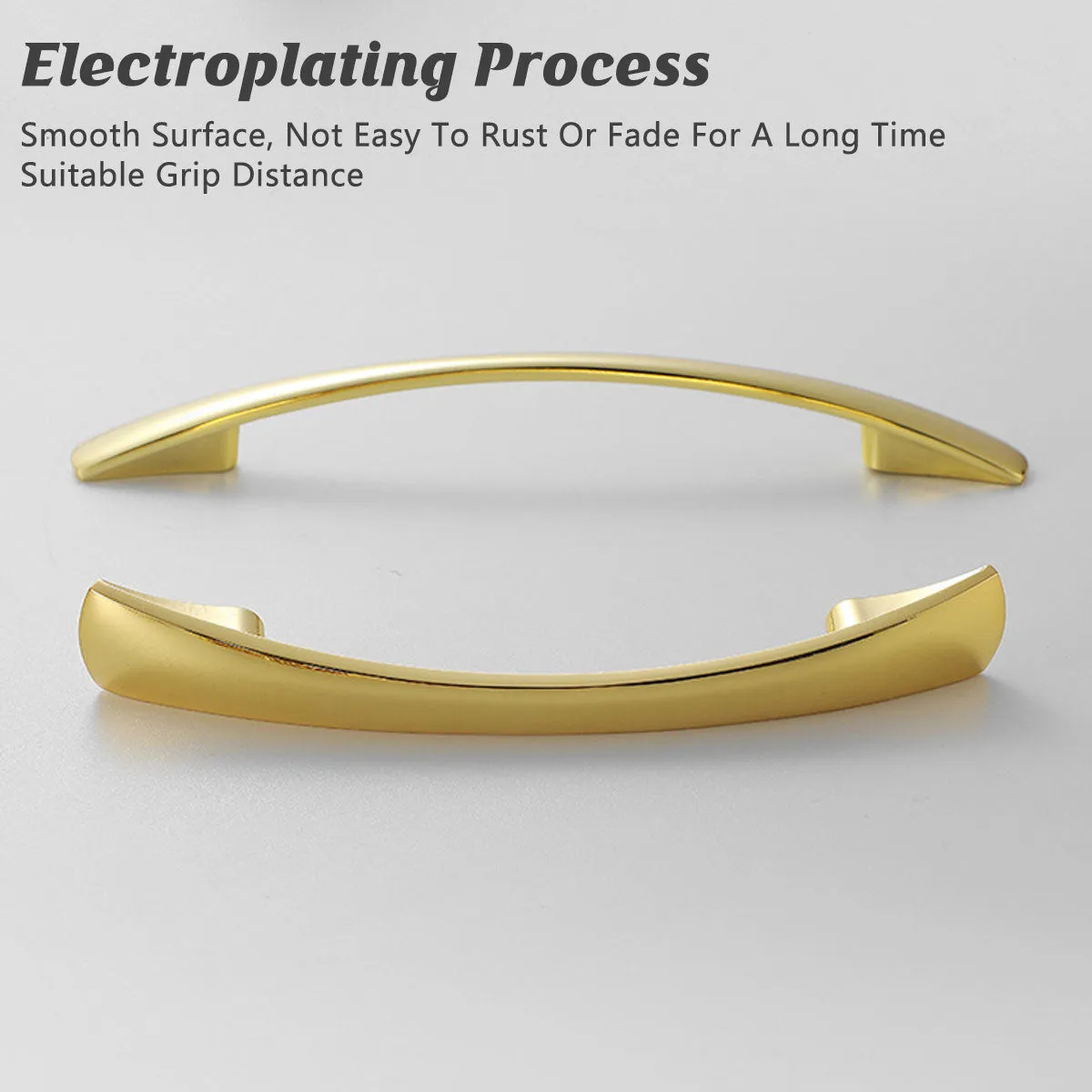Brushed Brass Cabinet Handles-Pull Handles