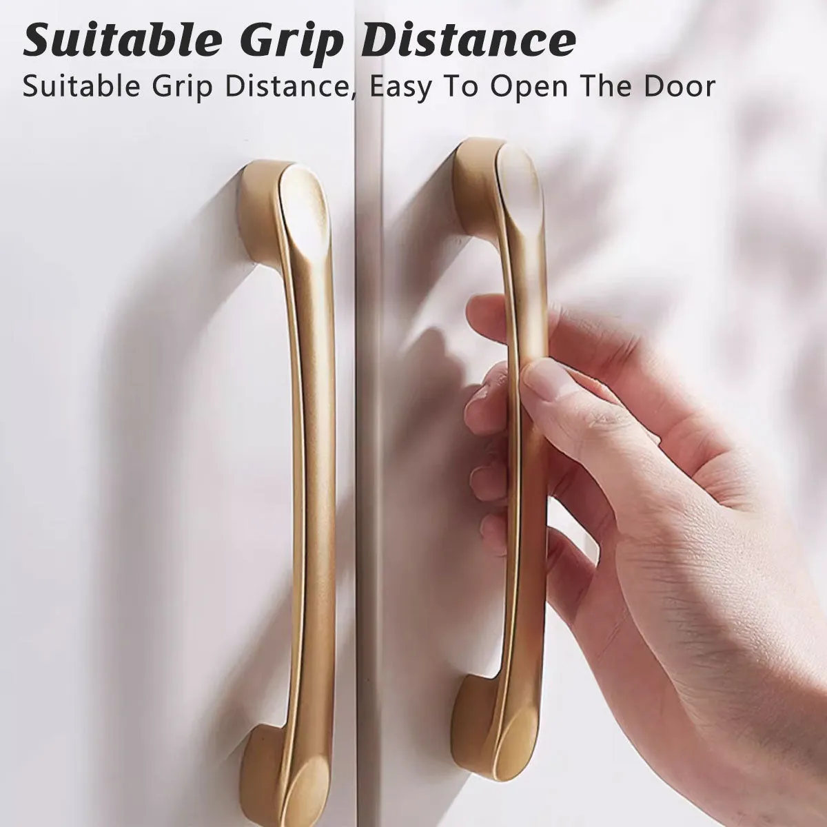 Brushed Brass Cabinet Handles-Pull Handles