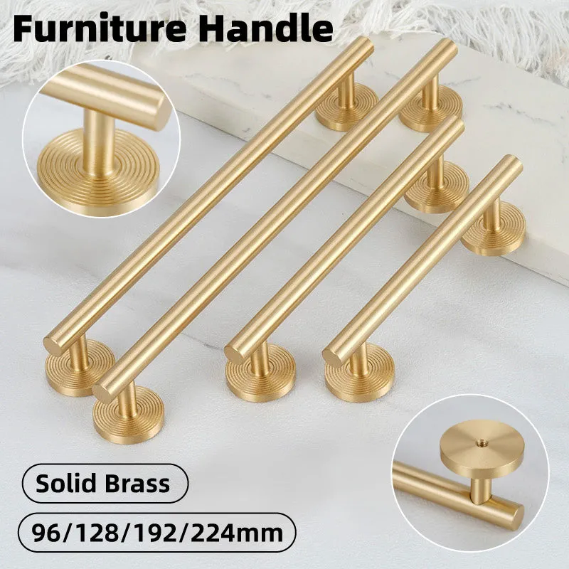 Brushed Brass Cabinet Handles