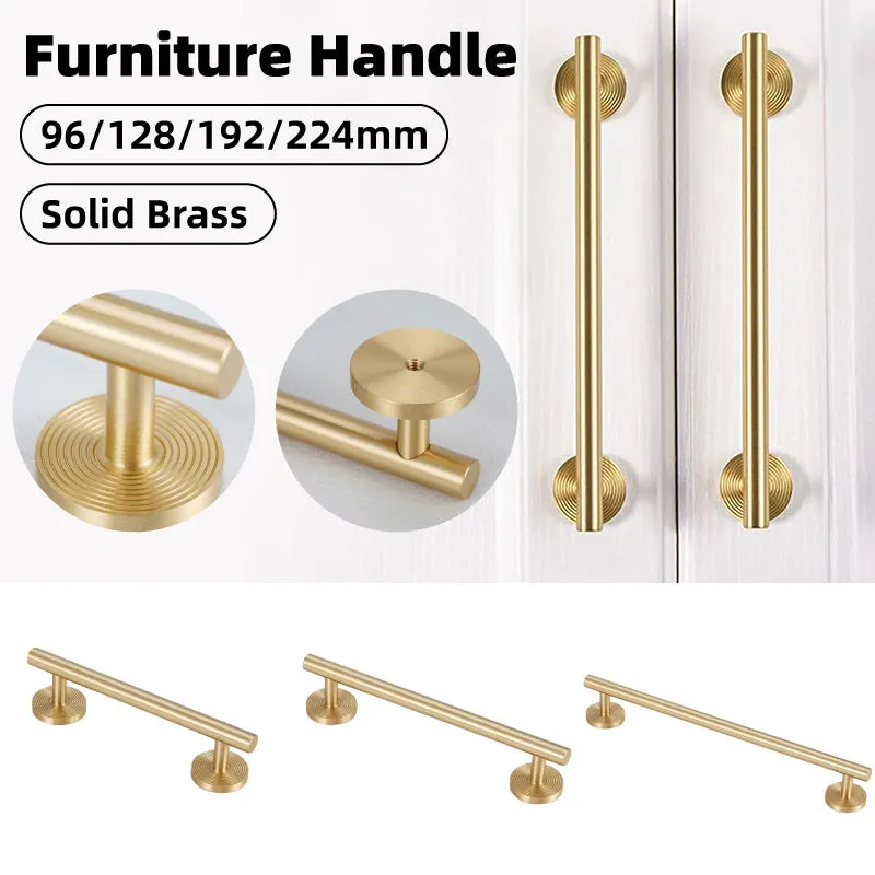 Brushed Brass Cabinet Handles