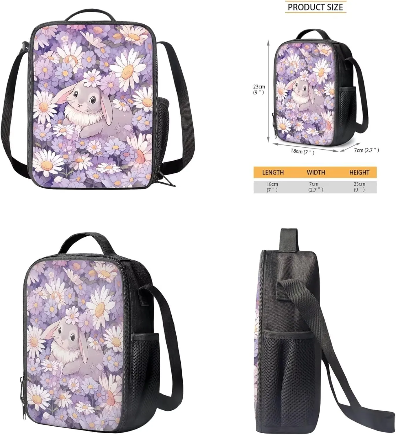 Bunny Little Girl Backpacks Ages 2 Kindergarten School Bags for Teen Girls Back to School Bookbag Lunchbox for Girls Storing The Majority of Gear Books and Notebooks