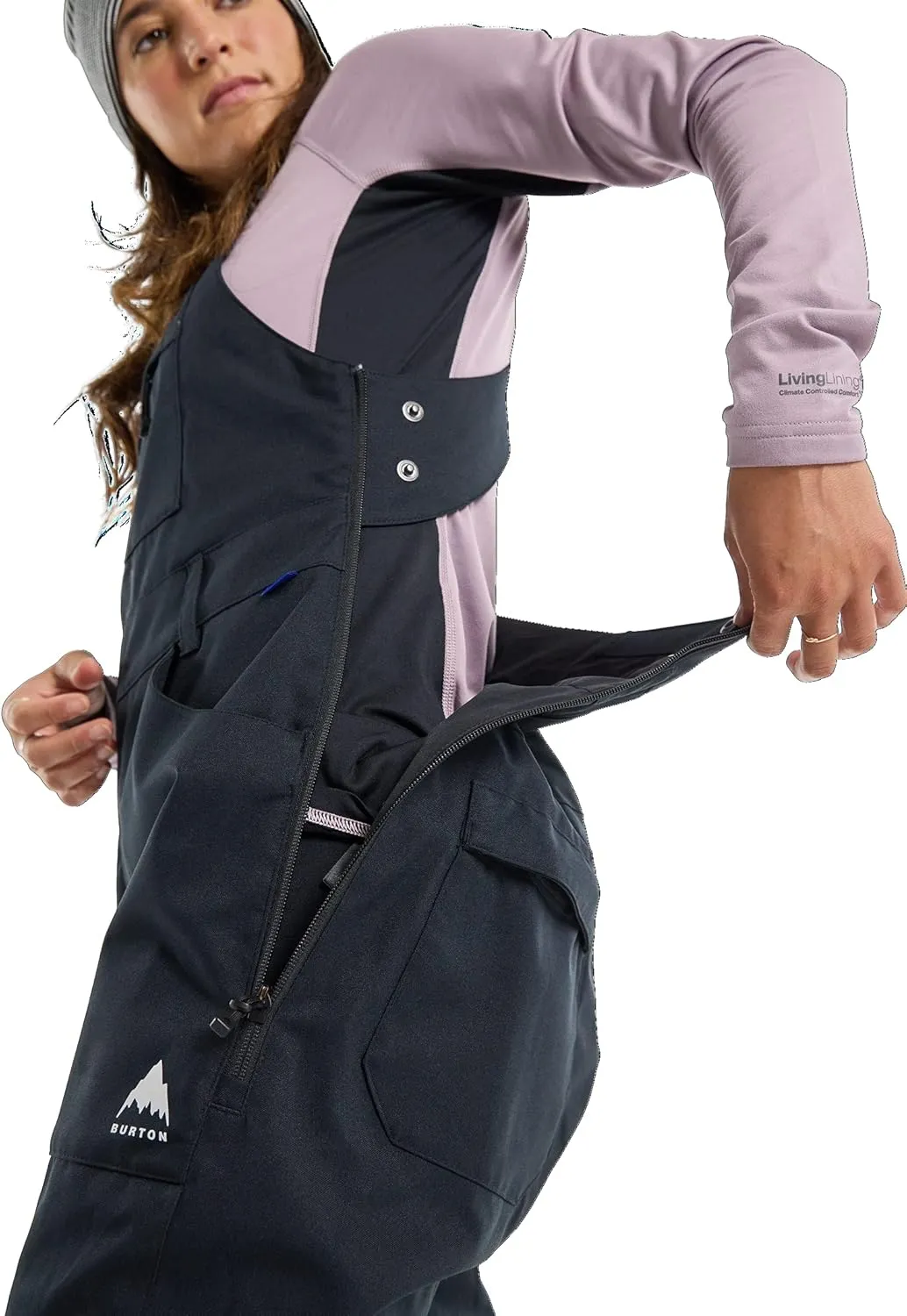 Burton womens Avalon 2l Bib Pants (Short)