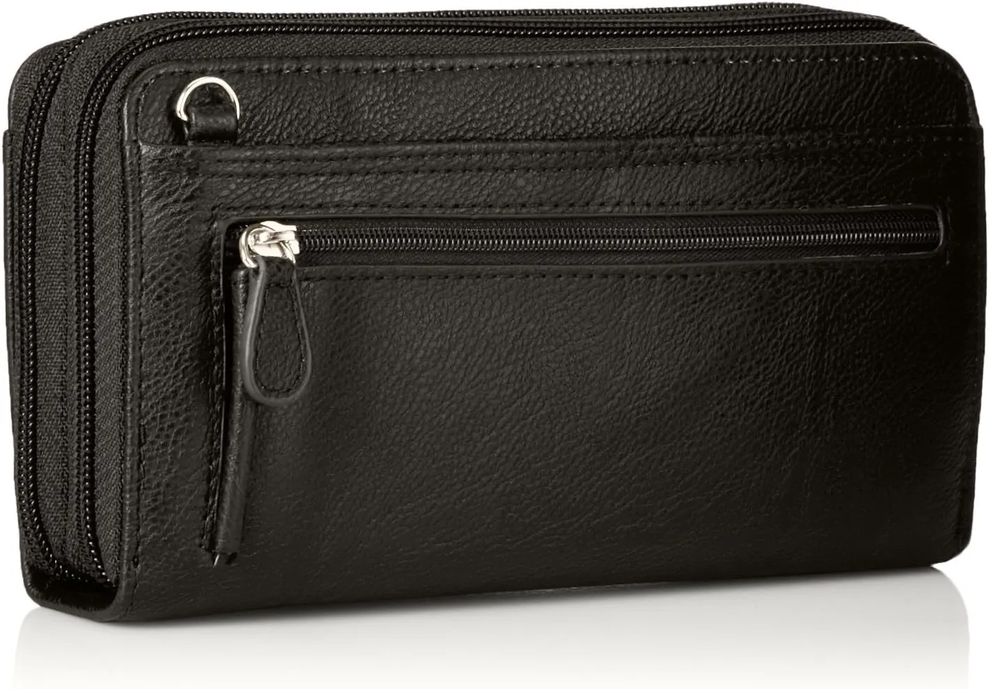 Buxton the Ultimate Double Zip Organizer (Clip Color May Vary)