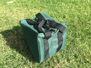BuyBocceBalls Listing - - Extra Heavy Duty Nylon Bocce Bag (3 of 7) - Green with Black Handles