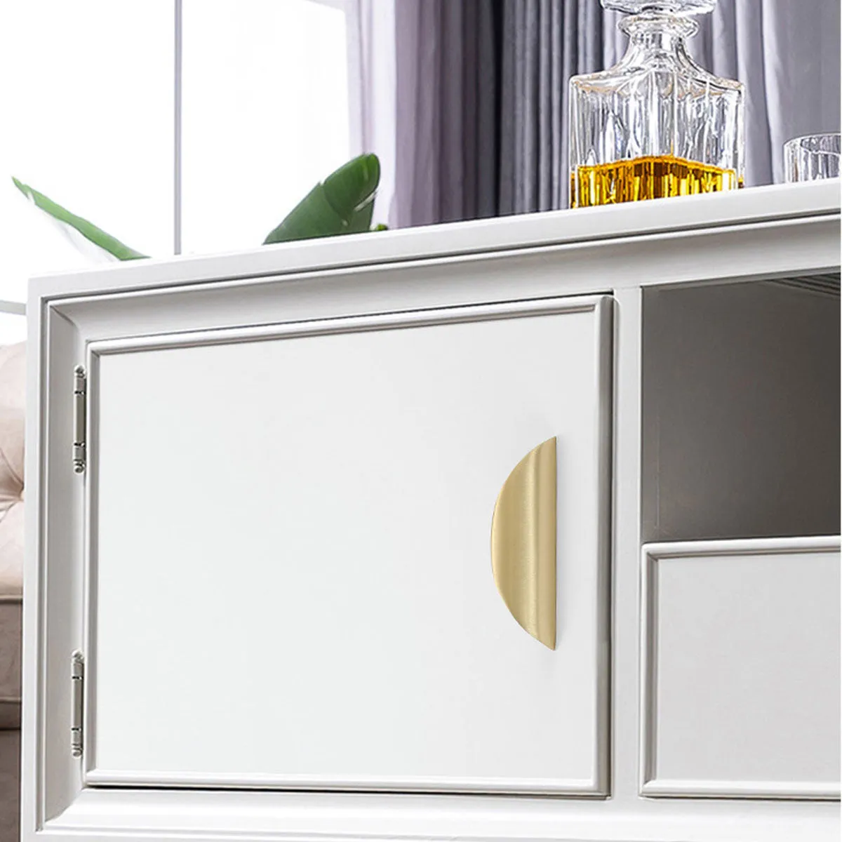 Cabinet Door Handles Pure Copper Pull Drawer  Handle