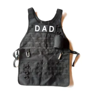 Caliber Gourmet Tactical BBQ Apron With Carabiner and Bottle Opener