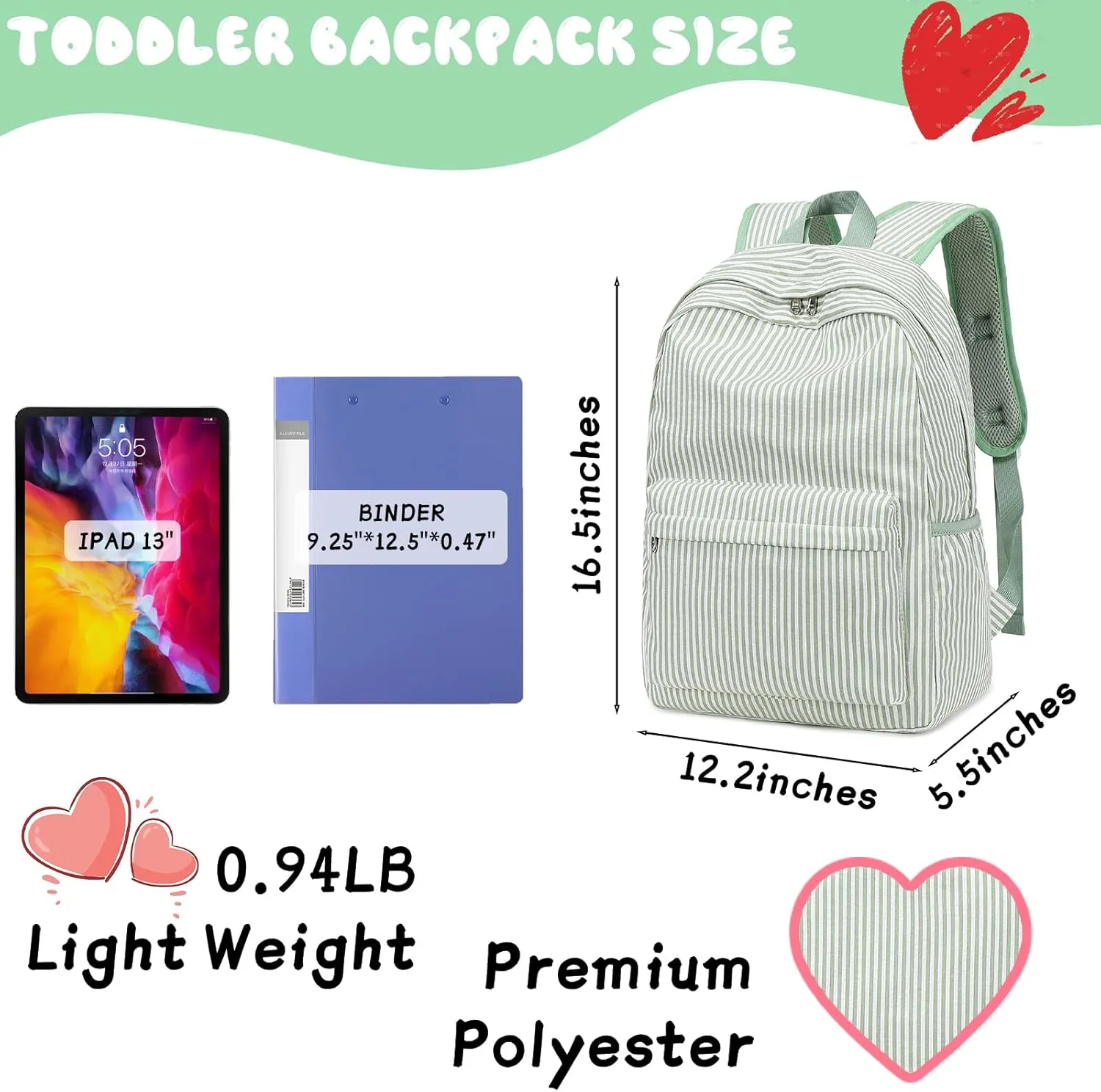 CAMTOP Backpack for Girls Boys Kids School Backpack with Lunch Box Preschool Kindergarten BookBag Set