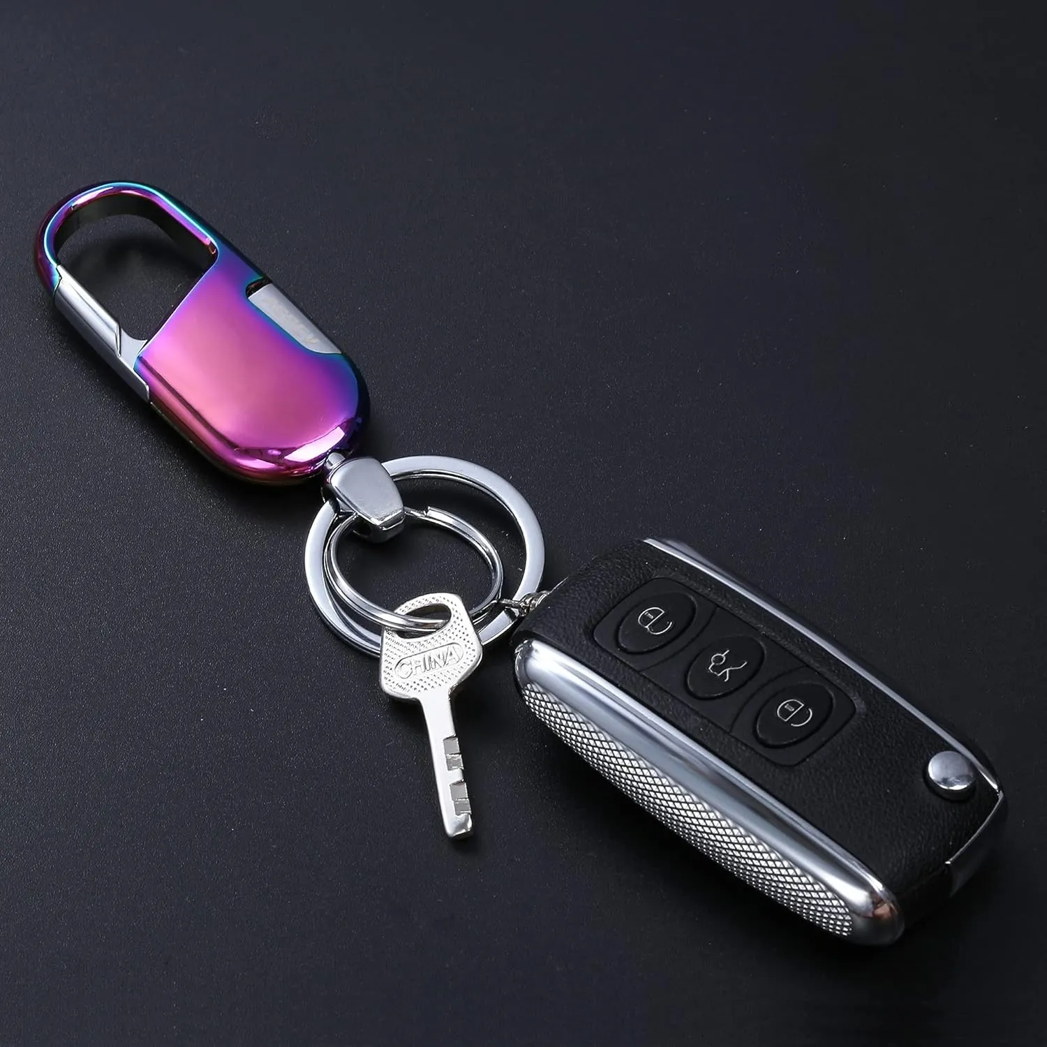 Car Keys Keychain, Heavy Duty Keychains,Car Key Fob Accessory For Men and Women,With Elegant Metal Box