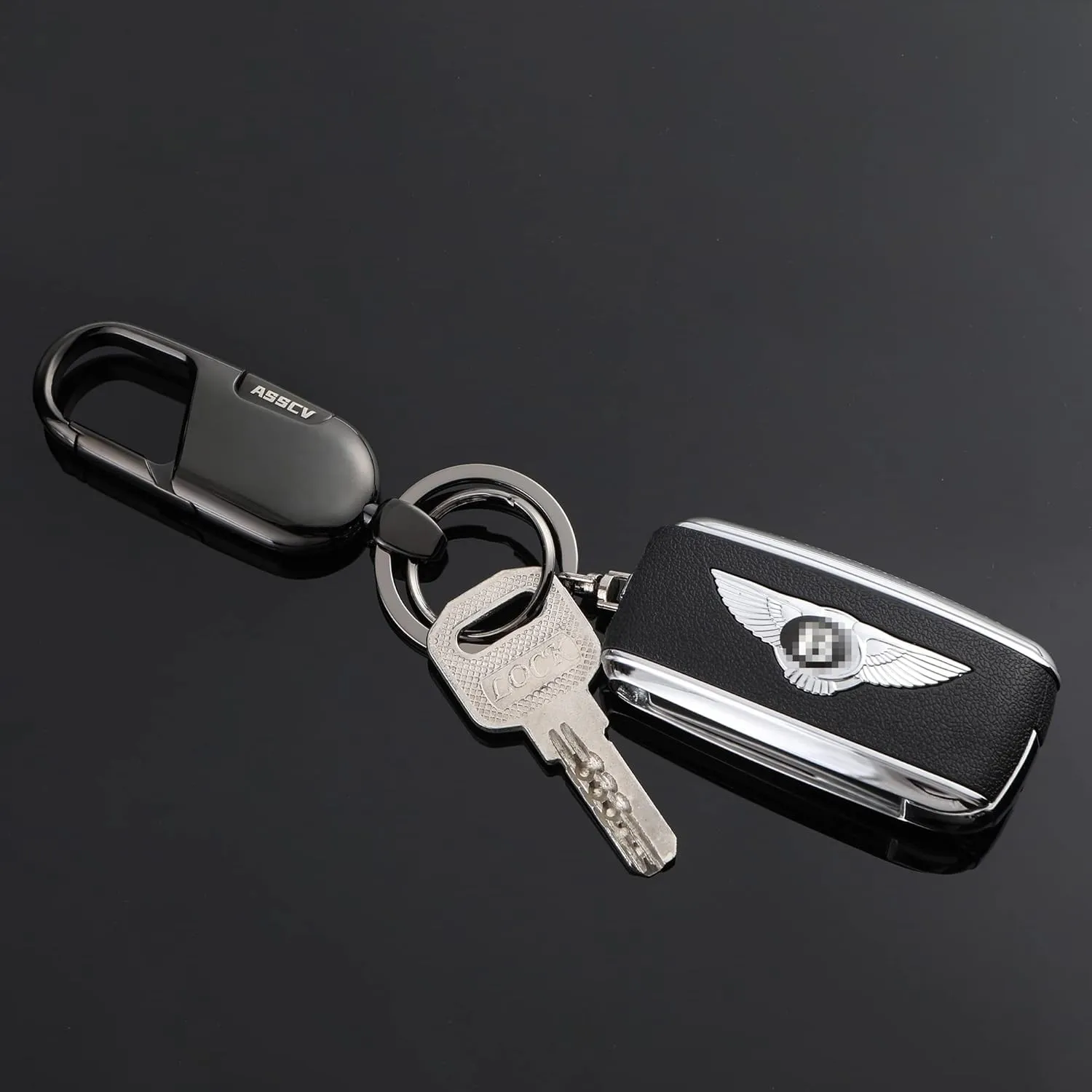 Car Keys Keychain, Heavy Duty Keychains,Car Key Fob Accessory For Men and Women,With Elegant Metal Box