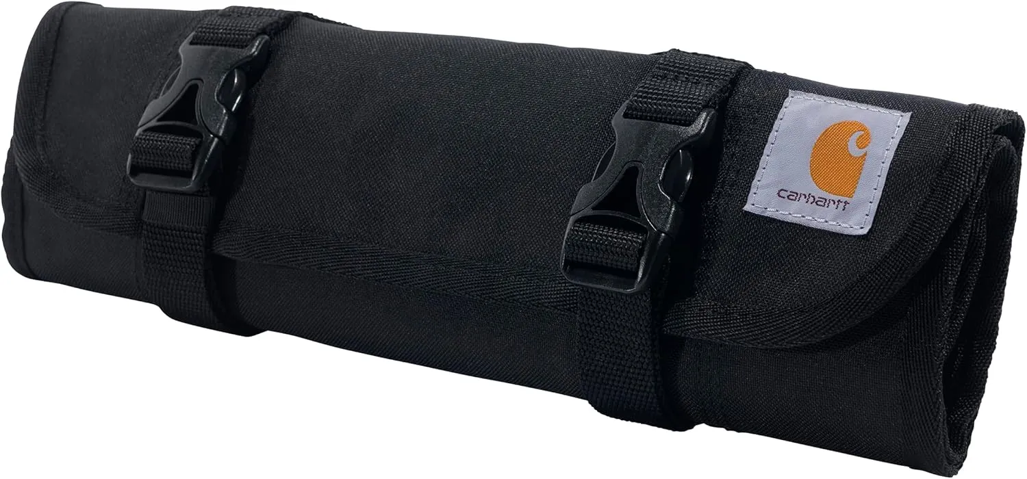 Carhartt 18 Pocket Utility Roll, Durable Water-Resistant Tool Organization Roll Bag