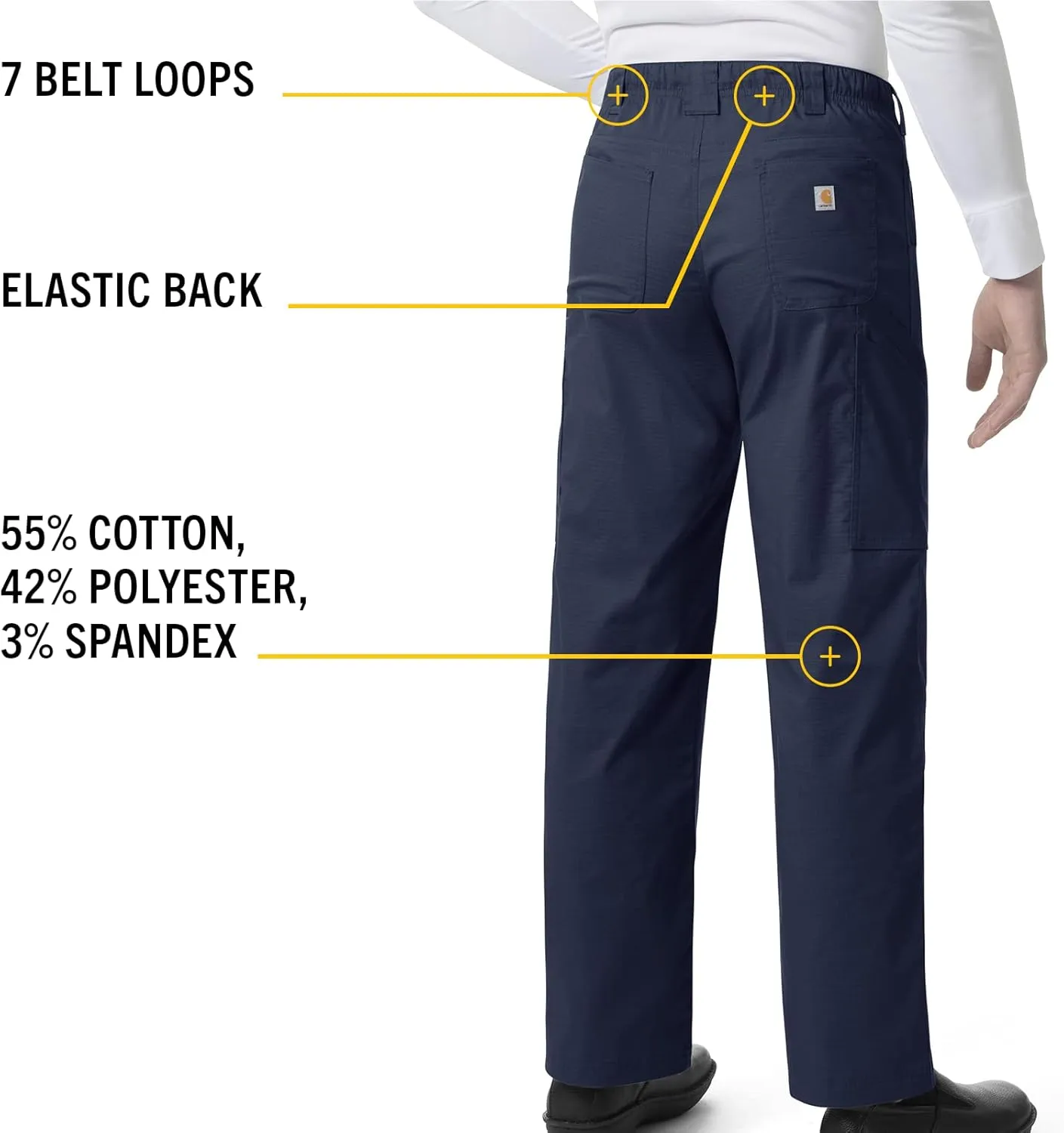 Carhartt Men's Rugged Flex Modern Fit Ristop Straight Leg Cargo Pant