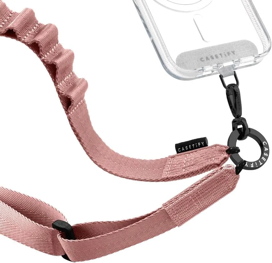 CASETiFY Utility Crossbody Strap - Black/Deep Purple/Taupe/Military Green/Dusty Rose/Classic Blue