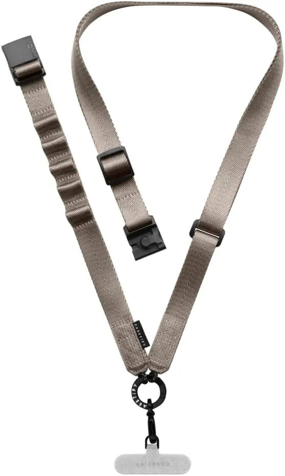 CASETiFY Utility Crossbody Strap - Black/Deep Purple/Taupe/Military Green/Dusty Rose/Classic Blue
