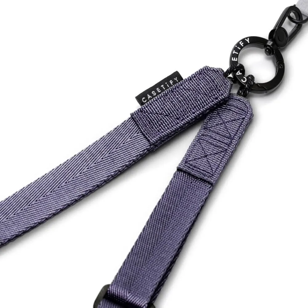 CASETiFY Utility Crossbody Strap - Black/Deep Purple/Taupe/Military Green/Dusty Rose/Classic Blue