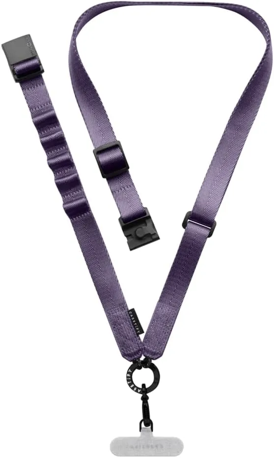 CASETiFY Utility Crossbody Strap - Black/Deep Purple/Taupe/Military Green/Dusty Rose/Classic Blue