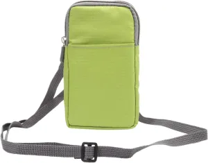 Cell Phone Belt Clip Bag Men, Cell Phone Shoulder Holster, 6.0" Outdoor Travel Vertical Phone Holster Waist Pouch Cellphone Shoulder Messenger Bag Zipper Wallet Phone Holder with Belt Loop Carabiner