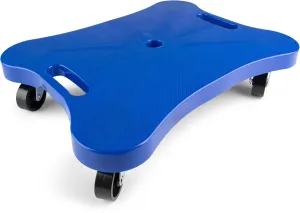 Champion Sports - CHSPGH1216 Plastic Scooter Board with Contoured Handles, Blue, 16 x 12 x 3 inches