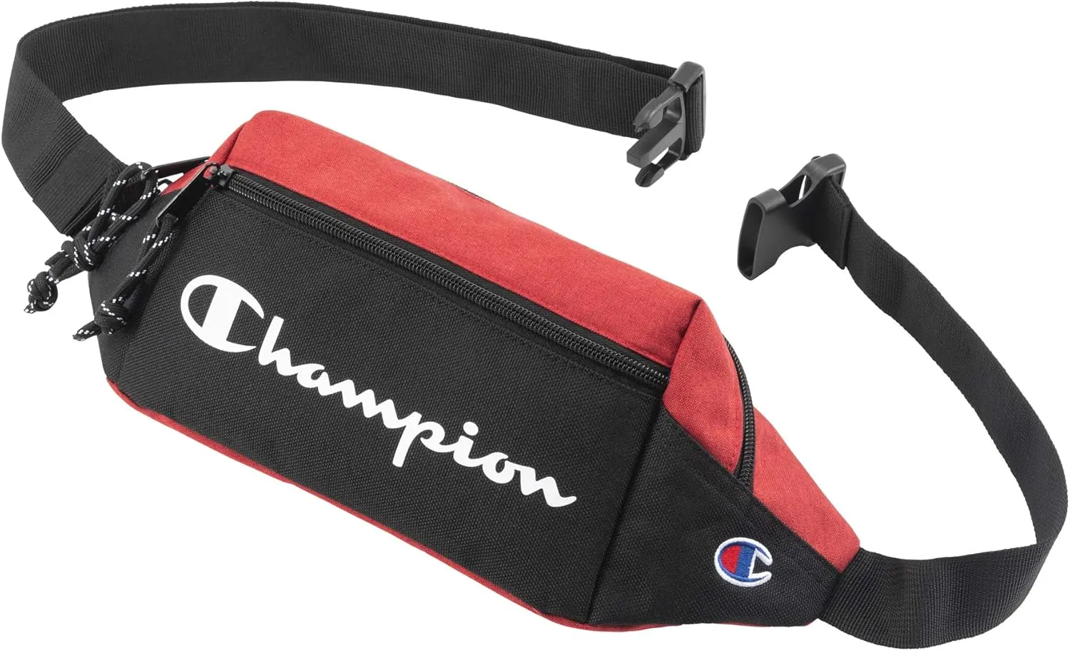 Champion Unisex Adult Prime Sling Fanny Waist Packs, Scarlet/Black, One Size US