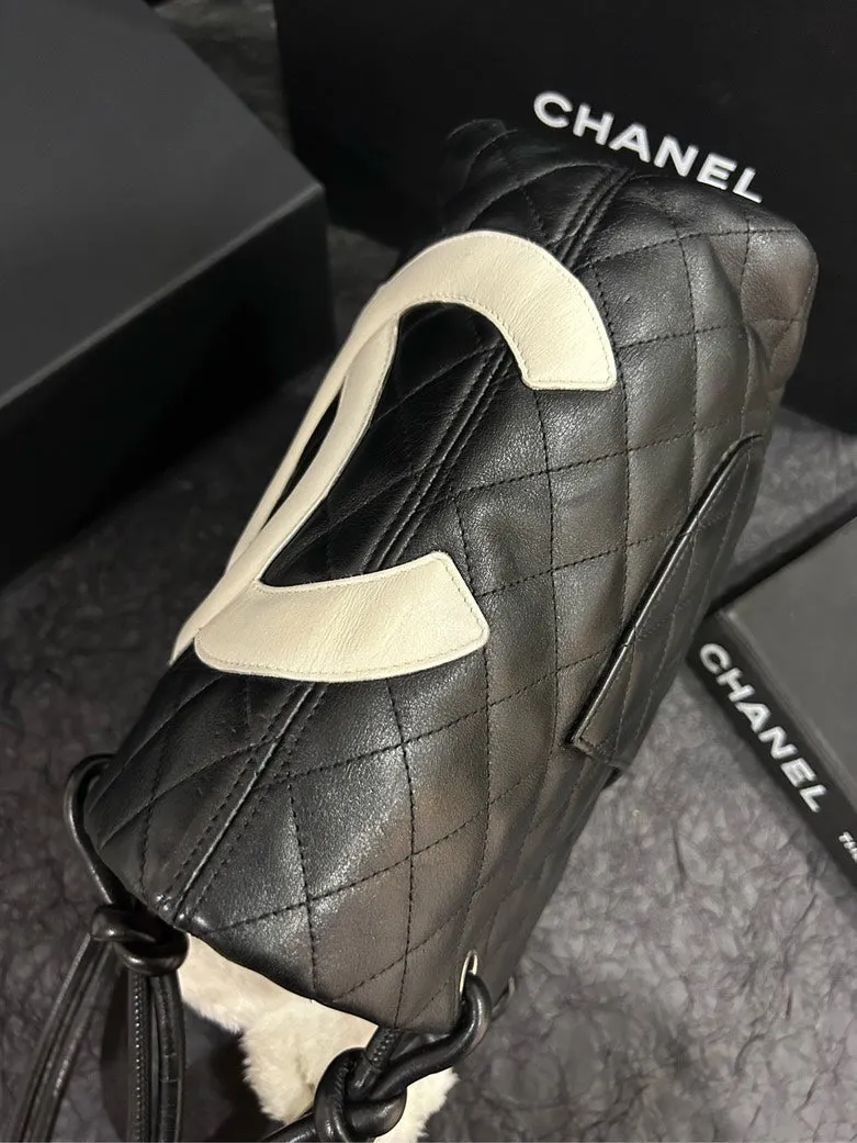 Chanel Black Cambon Basket Bag 20cm×25cm